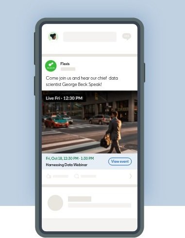Ejemplo de anuncio LinkedIn Evento 