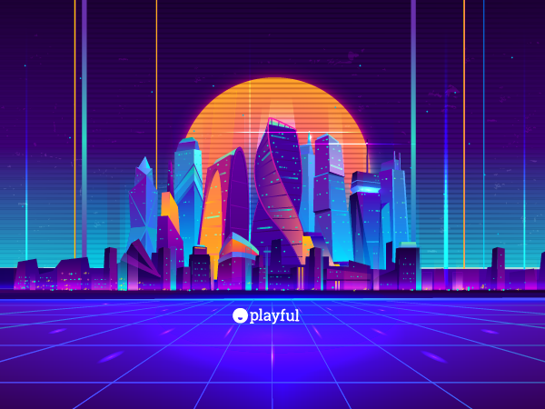 Ciudad futuristica digital